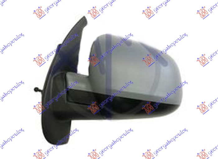 RETROVIZOR MEHANICKI SA SAJLOM PM (ASFERICNO STAKLO) RENAULT KANGOO 2013-2021 (KW0/KW1)