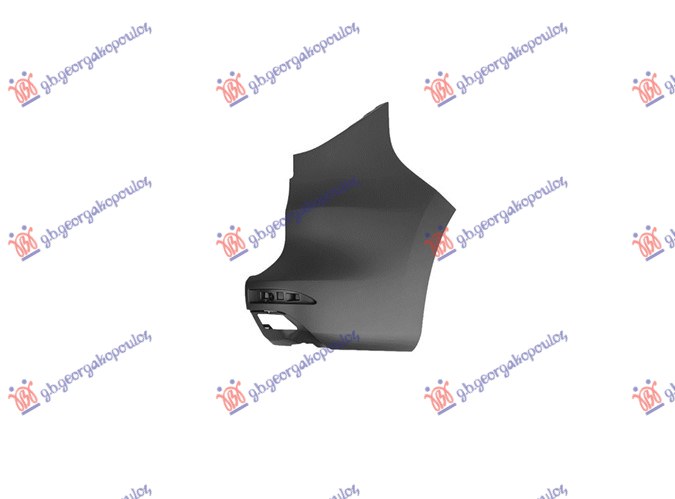 KRAJ ZADNJEG BRANIKA CRNI (DUPLA VRATA) (A KVALITET) RENAULT KANGOO 2021-