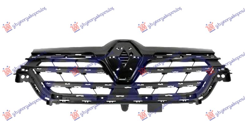 PVC MASKA SJAJ-CRNA (SA OTVORIMA ZA LAJSNU) RENAULT KANGOO 2021-