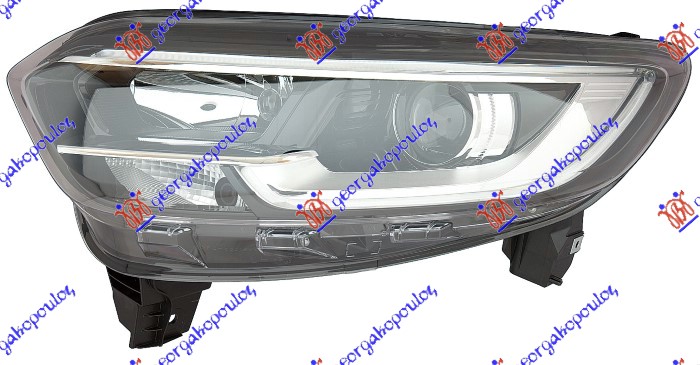 FAR ELEKTRICNI (H7) SA LED DNEVNIM SVETLOM (DEPO) RENAULT KADJAR 2015-2019 (HA/HL)