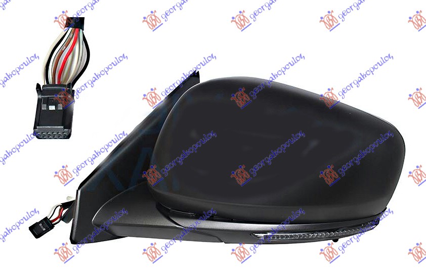 RETROVIZOR ELEKTRICNI SA GREJACEM PM (MIGAVAC) (A KVALITET) RENAULT KADJAR 2019- (HA/HL)