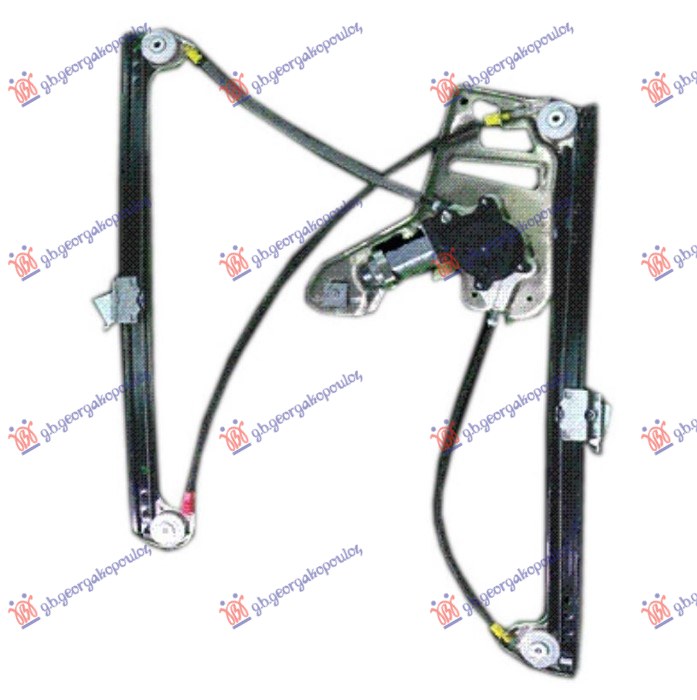 PODIZAC PREDNJEG PROZORA ELEKTRICNI (BEZ MOTORA) LAND ROVER RANGE ROVER  2002-2012 (L322)