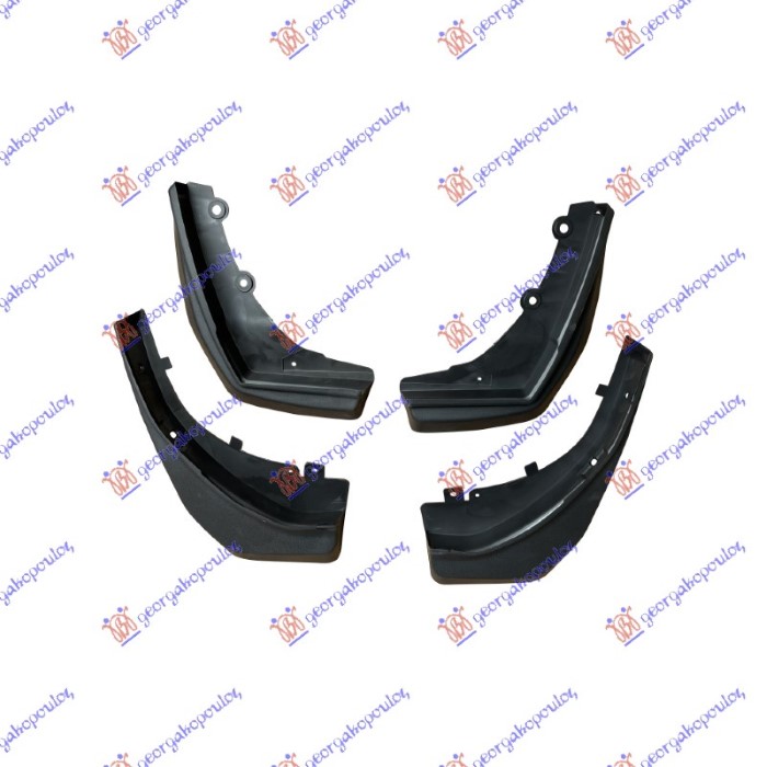 ZASTITA OD BLATA (ZAVESICA) (4 KOM) LAND ROVER RANGE ROVER EVOQUE  2011-2015 (L538)