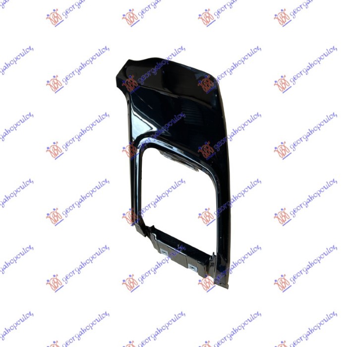 OKVIR IZDUVNE CEVI AUSPUHA CRNI PLASTICNI (DYNAMIC) LAND ROVER RANGE ROVER EVOQUE  2011-2015 (L538)