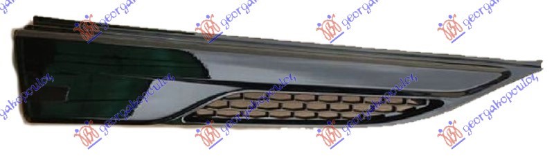LAJSNA PREDNJEG BLATOBRANA CRNA LAND ROVER RANGE ROVER EVOQUE  2011-2015 (L538)