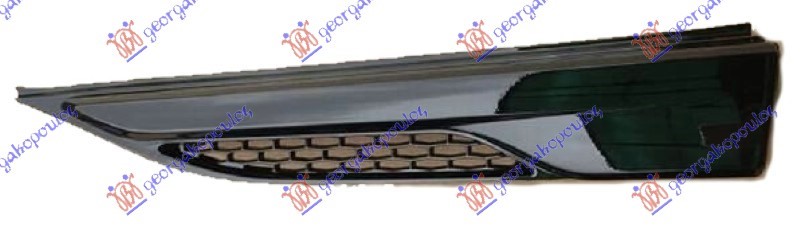 LAJSNA PREDNJEG BLATOBRANA CRNA LAND ROVER RANGE ROVER EVOQUE  2011-2015 (L538)