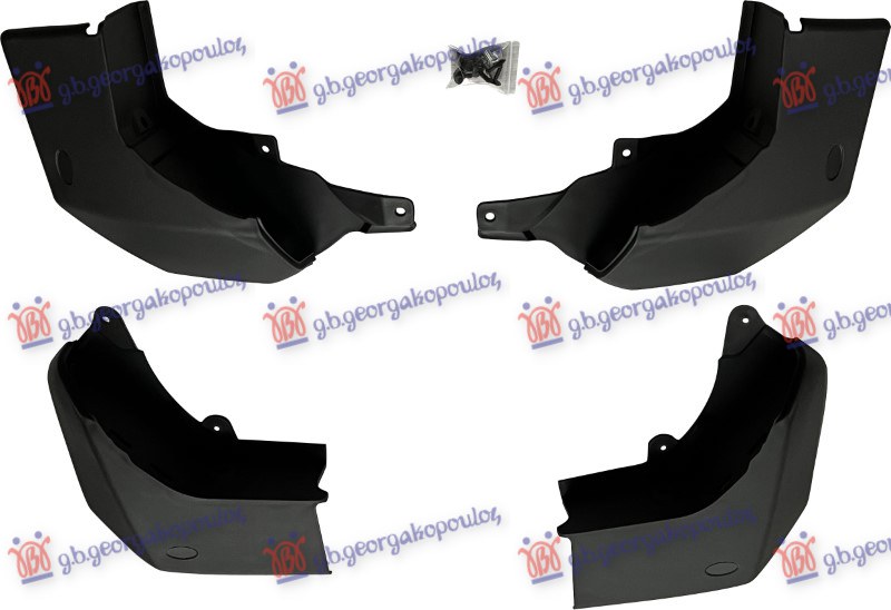 ZASTITA OD BLATA (ZAVESICA) PREDNJA/ZADNJA 09- (4 KOM) LAND ROVER DISCOVERY  2005-2014 (L319)