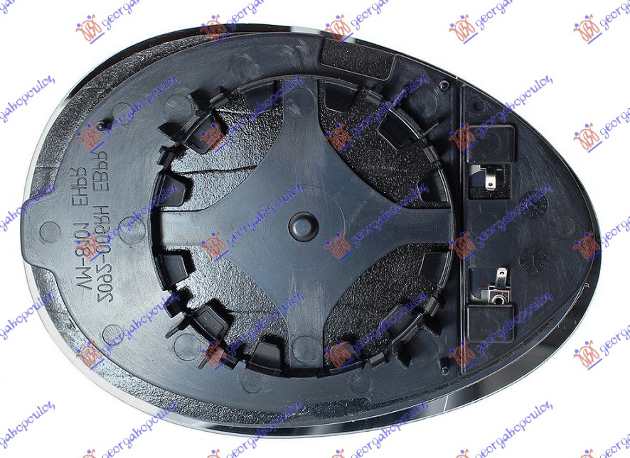 STAKLO RETROVIZORA SA GREJACEM (ASFERICNO) MINI PACEMAN 2013-2016 (R61)