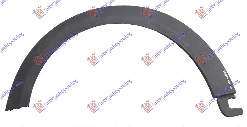 RUB PLASTICNI PREDNJEG BLATOBRANA (SA/BEZ PDC) MINI CABRIO 2015-2021 (F57)