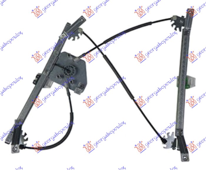 PODIZAC PREDNJEG PROZORA ELEKTRICNI (BEZ MOTORA) (A KVALITET) LAND ROVER RANGE ROVER EVOQUE 2019- (L551)