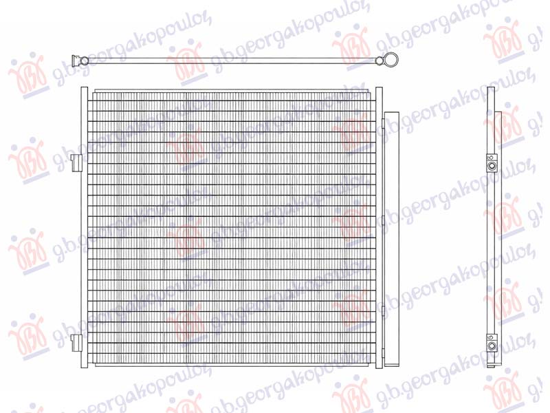 HLADNJAK KLIME 3.0/4.4 ZA SVE MODELE (634x640) LAND ROVER RANGE ROVER 2021- (L460)