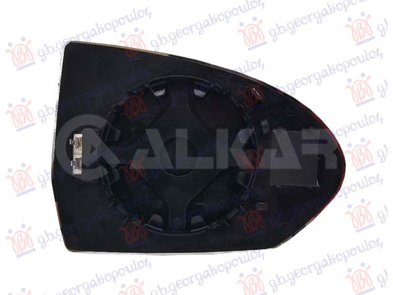 STAKLO RETROVIZORA SA GREJACEM (2 PIN) (KONVEKSNO STAKLO) MG 4 2022- (EH32)