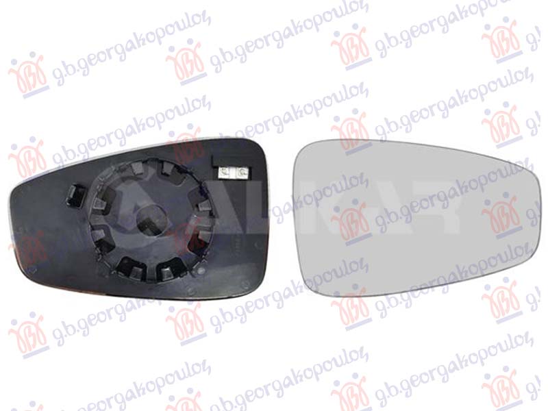 STAKLO RETROVIZORA SA GREJACEM (2 PIN) (KONVEKSNO) MG 5 2022-