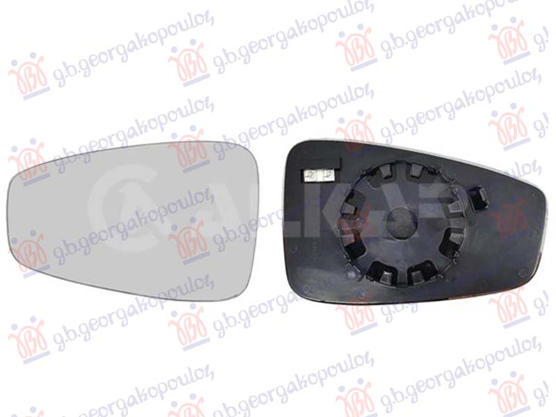 STAKLO RETROVIZORA SA GREJACEM (2 PIN) (KONVEKSNO) MG 5 2022-