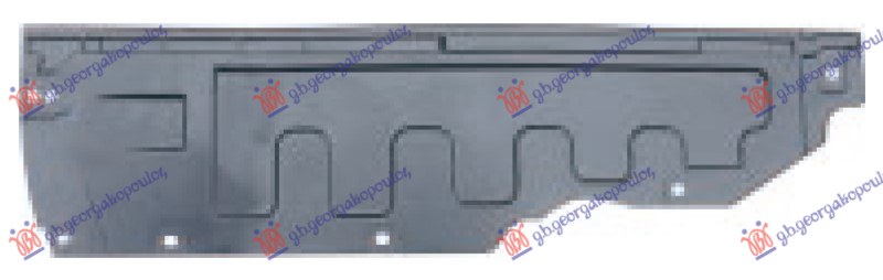 ZASTITA MOTORA (PREDNJI DEO) PLASTICNI MG ZS 2021-2024 (AZS1)