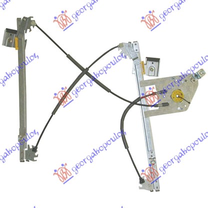 PODIZAC PREDNJEG PROZORA ELEKTRICNI (BEZ MOTORA) 4/5 VRATA (A KVALITET) SAAB 9.3 2007-2012 (YS3F/E79/D79/D75/E50)