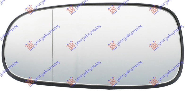 STAKLO RETROVIZORA SA GREJACEM (ASFERICNO) SAAB 9.3 2007-2012 (YS3F/E79/D79/D75/E50)
