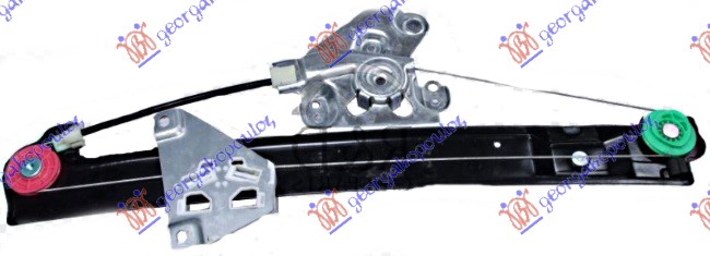 PODIZAC ZADNJEG PROZORA ELEKTRICNI (BEZ MOTORA) SAAB 9.3 2007-2012 (YS3F/E79/D79/D75/E50)