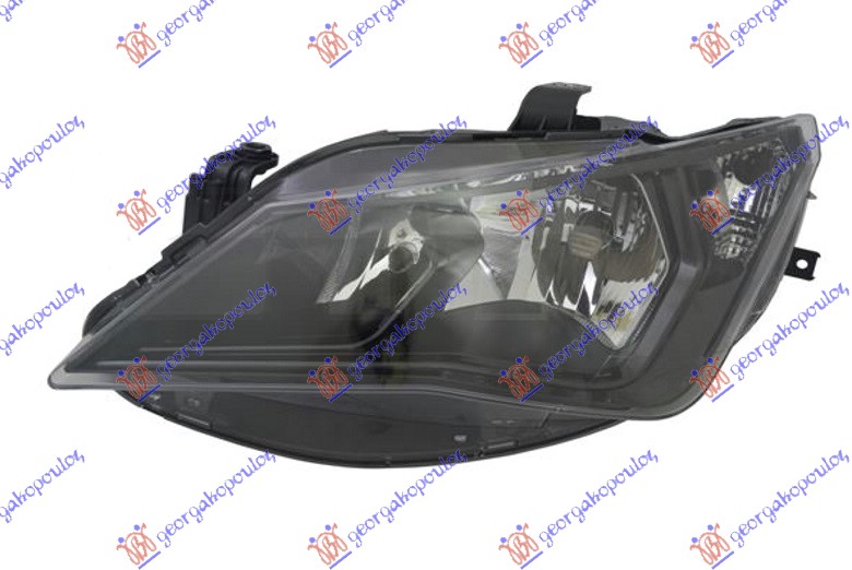 FAR (DUPLO SOCIVO) CRNI OKVIR (DEPO) SEAT IBIZA 2012-2015 (6J5/6P1)