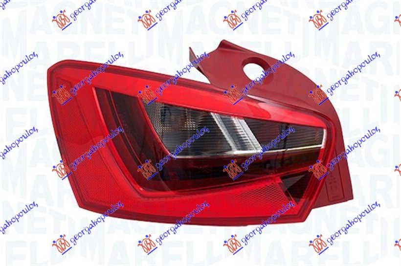 STOP LAMPA 5 VRATA CRVENO KUCISTE LED (MARELLI) SEAT IBIZA 2015-2017 (6J5/6P1)