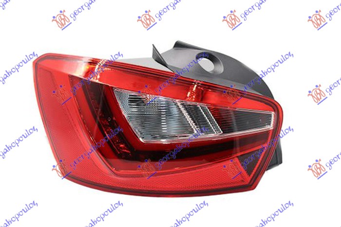 STOP LAMPA 5 VRATA (LED) (CRNO KUCISTE) SEAT IBIZA 2015-2017 (6J5/6P1)