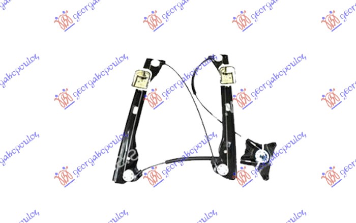 PODIZAC PREDNJEG PROZORA ELEKTRICNI (BEZ MOTORA) SKODA RAPID 2012-2019 (NH3/NK3/NK6/NH1)