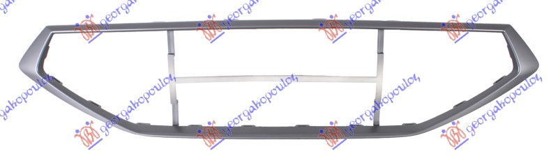 OKVIR PVC MASKE SIVI/SREBRNI (FR) SEAT LEON 2020- (KL1/KLG)