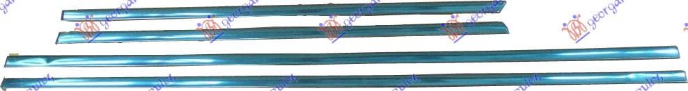 LAJSNA VRATA HROM (SET 4 KOM) SKODA SUPERB 2008-2013 (3T4/3T5)