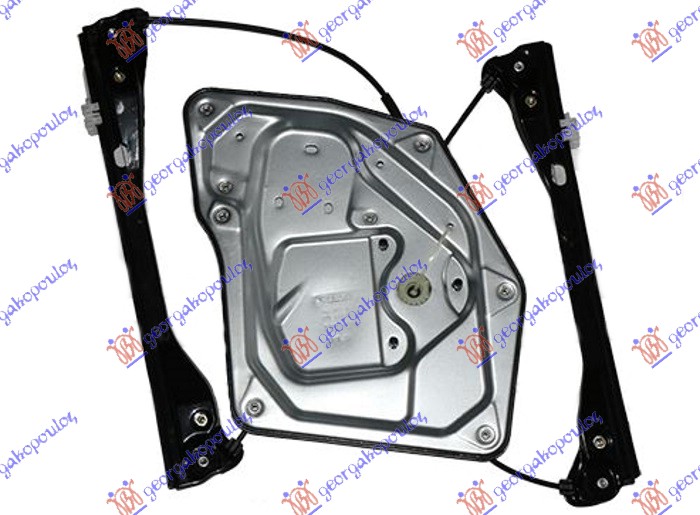 PODIZAC PREDNJEG PROZORA ELEKTRICNI (BEZ MOTORA) (SA NOSACEM) SKODA SUPERB 2008-2013 (3T4/3T5)