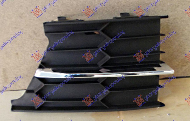 RESETKA PREDNJEG BRANIKA SA HROM LAJSNOM SKODA SUPERB 2013-2015 (3T4/3T5)