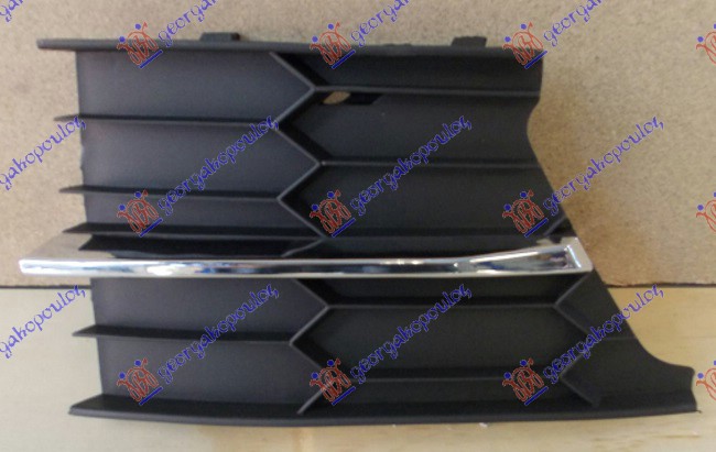 RESETKA PREDNJEG BRANIKA SA HROM LAJSNOM SKODA SUPERB 2013-2015 (3T4/3T5)