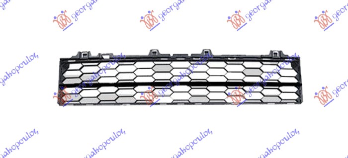 CENTRALNA RESETKA SA CRNOM LAJSNOM SKODA SUPERB 2015-2019 (3V3/3V5)