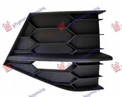 RESETKA PREDNJEG BRANIKA KOMPLET (CRNA LAJSNA) SKODA SUPERB 2015-2019 (3V3/3V5)