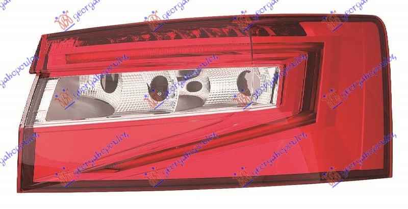 STOP LAMPA SPOLJASNJA (LED/PY21W/P21W) (DEPO) SKODA SUPERB 2015-2019 (3V3/3V5)