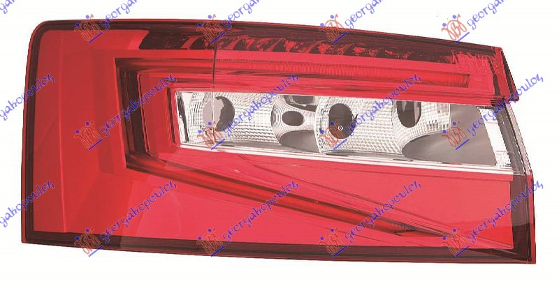 STOP LAMPA SPOLJASNJA (LED/PY21W/P21W) (DEPO) SKODA SUPERB 2015-2019 (3V3/3V5)