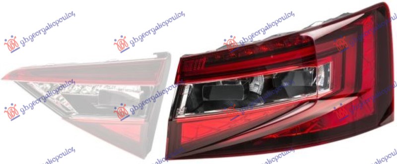 STOP LAMPA SPOLJASNJA CELA LED ZATAMNJENA (HELLA) SKODA SUPERB 2015-2019 (3V3/3V5)