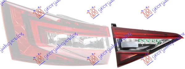 STOP LAMPA UNUTRASNJA KARAVAN CELA LED ZATAMNJENA (HELLA) SKODA SUPERB 2015-2019 (3V3/3V5)