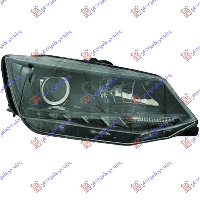 FAR ELEKTRICNI (H7/H7) SA LED DNEVNIM SVETLOM (TYC) SKODA FABIA 2014-2018 (NJ3)