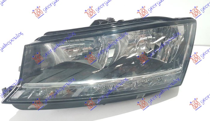 FAR (H7/H7) SA LED DNEVNIM SVETLOM (DEPO) SKODA FABIA 2018-2021 (NJ3)