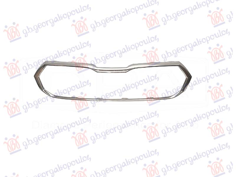 OKVIR PVC MASKE SREBRNI SKODA FABIA 2021- (PJ3)