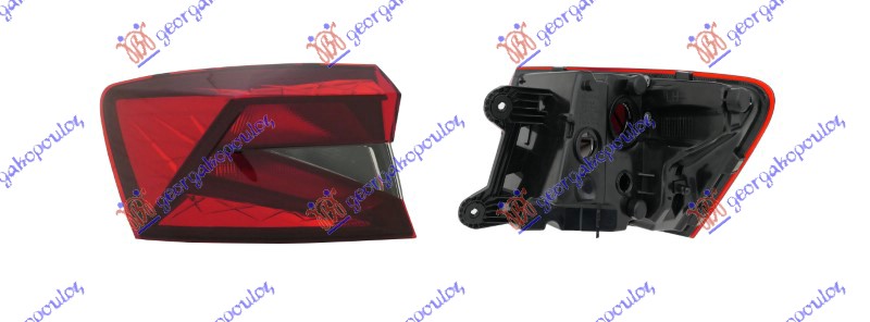 STOP LAMPA (DEPO) SKODA FABIA 2021- (PJ3)