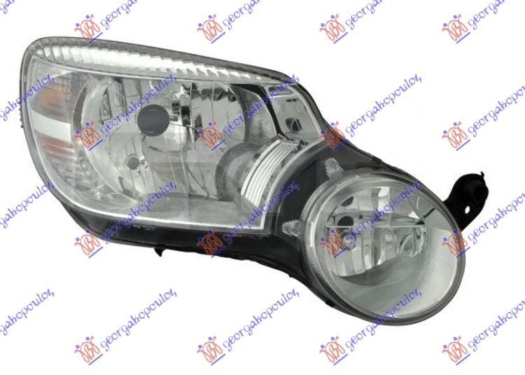 FAR ELEKTRICNI BEZ MAGLENKE (H4) (TYC) SKODA YETI 2009-2013 (5L)