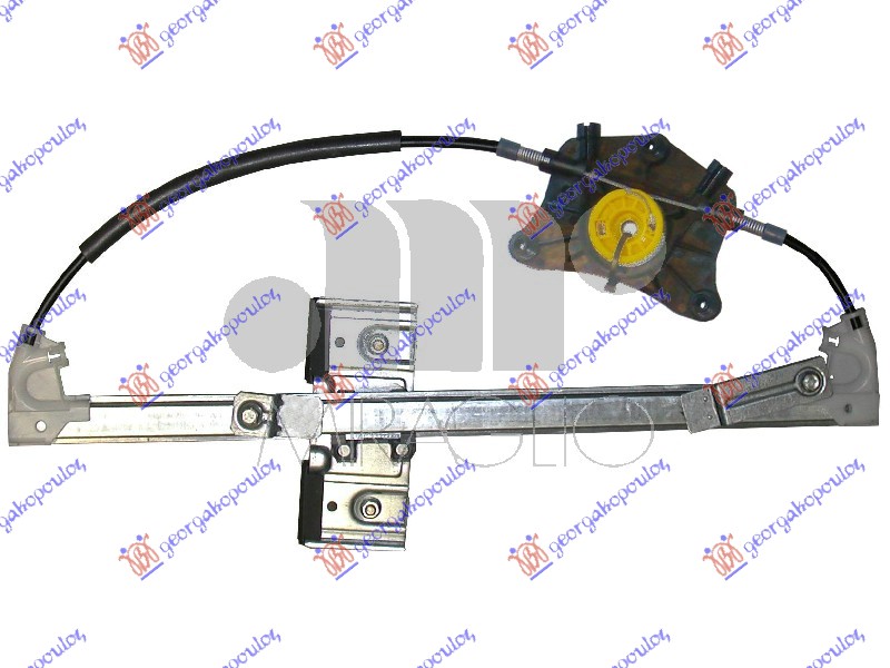 PODIZAC PREDNJEG PROZORA ELEKTRICNI (BEZ MOTORA) (A KVALITET) SKODA YETI 2009-2013 (5L)