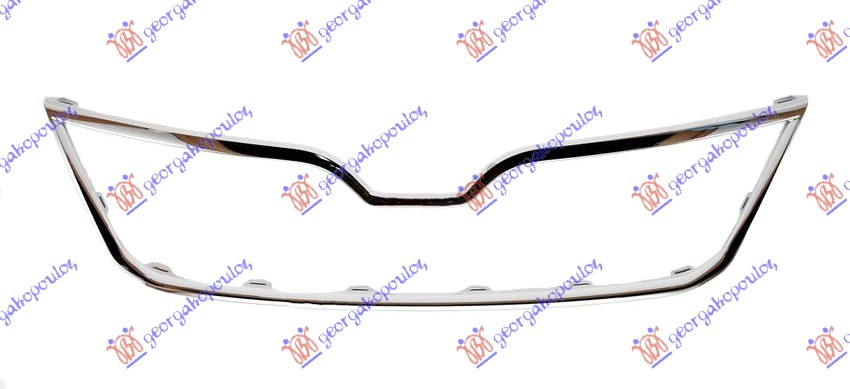 OKVIR PVC MASKE HROM SKODA RAPID 2012-2019 (NH3/NK3/NK6/NH1)
