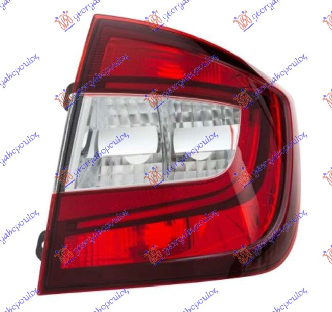 STOP LAMPA LED (L/B) (HELLA) SKODA RAPID 2012-2019 (NH3/NK3/NK6/NH1)