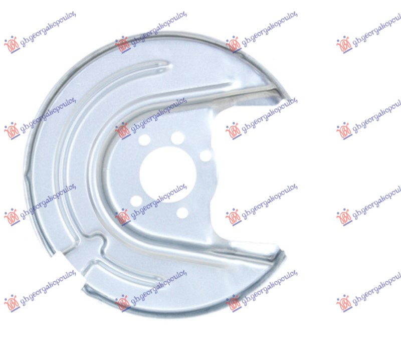 ZASTITA ZADNJEG KOCIONOG DISKA (PRECNIK ZASTITE 274/52mm) (PRECNIK DISKA 253mm) SKODA OCTAVIA 6 2017-2020 (5E3/NL3/NR3/5E5/5E6)