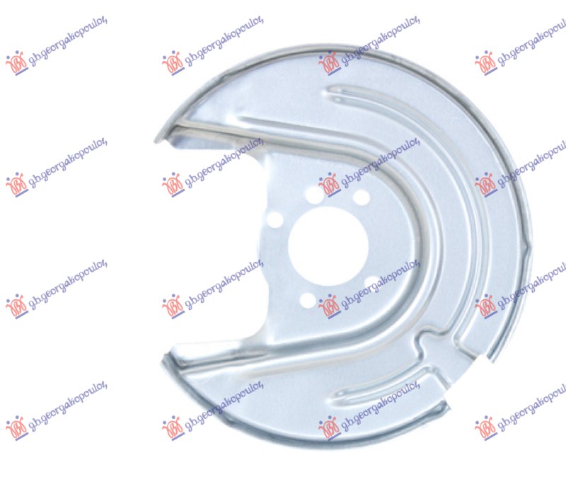 ZASTITA ZADNJEG KOCIONOG DISKA (PRECNIK ZASTITE 274/52mm) (PRECNIK DISKA 253mm) SKODA OCTAVIA 6 2017-2020 (5E3/NL3/NR3/5E5/5E6)