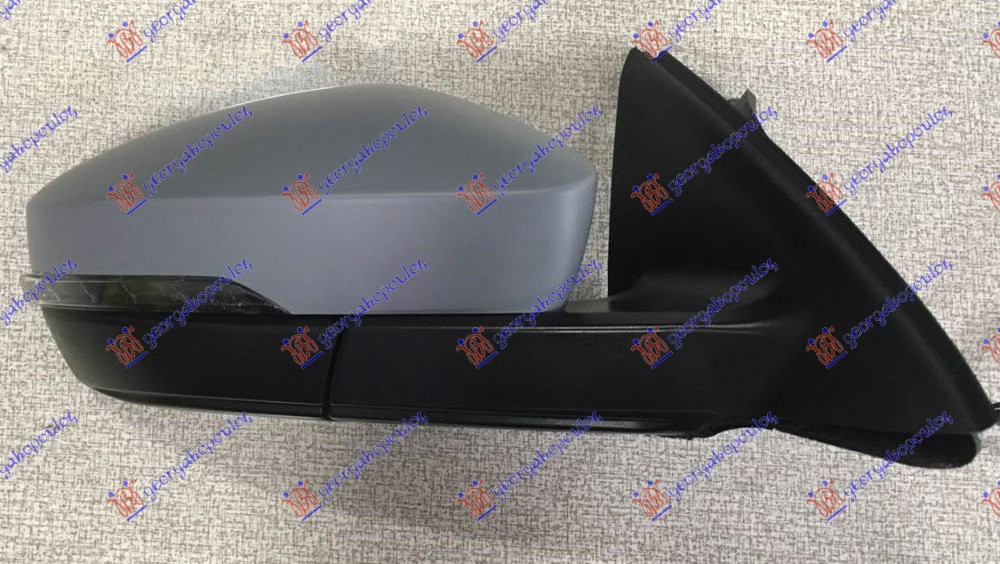 RETROVIZOR ELEKTRICNI SA GREJACEM PM (MIGAVAC) (6 PIN) (KONVEKSNO STAKLO) SKODA OCTAVIA 6 2017-2020 (5E3/NL3/NR3/5E5/5E6)