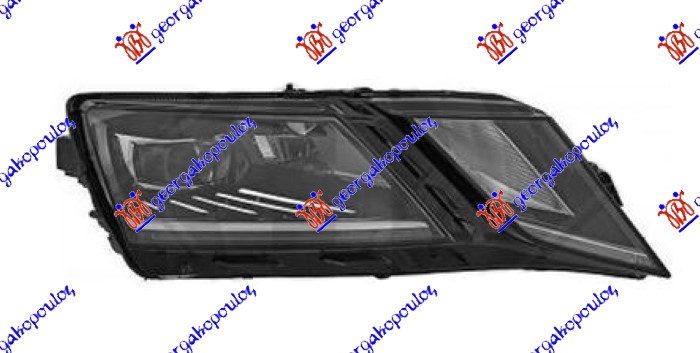 FAR CEO LED AFS (TYC) SKODA OCTAVIA 6 2017-2020 (5E3/NL3/NR3/5E5/5E6)
