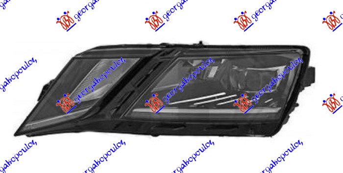 FAR CEO LED AFS (TYC) SKODA OCTAVIA 6 2017-2020 (5E3/NL3/NR3/5E5/5E6)
